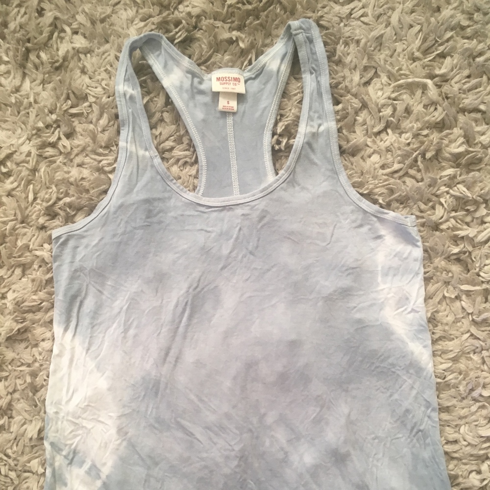 Tie Dye racer back tank top